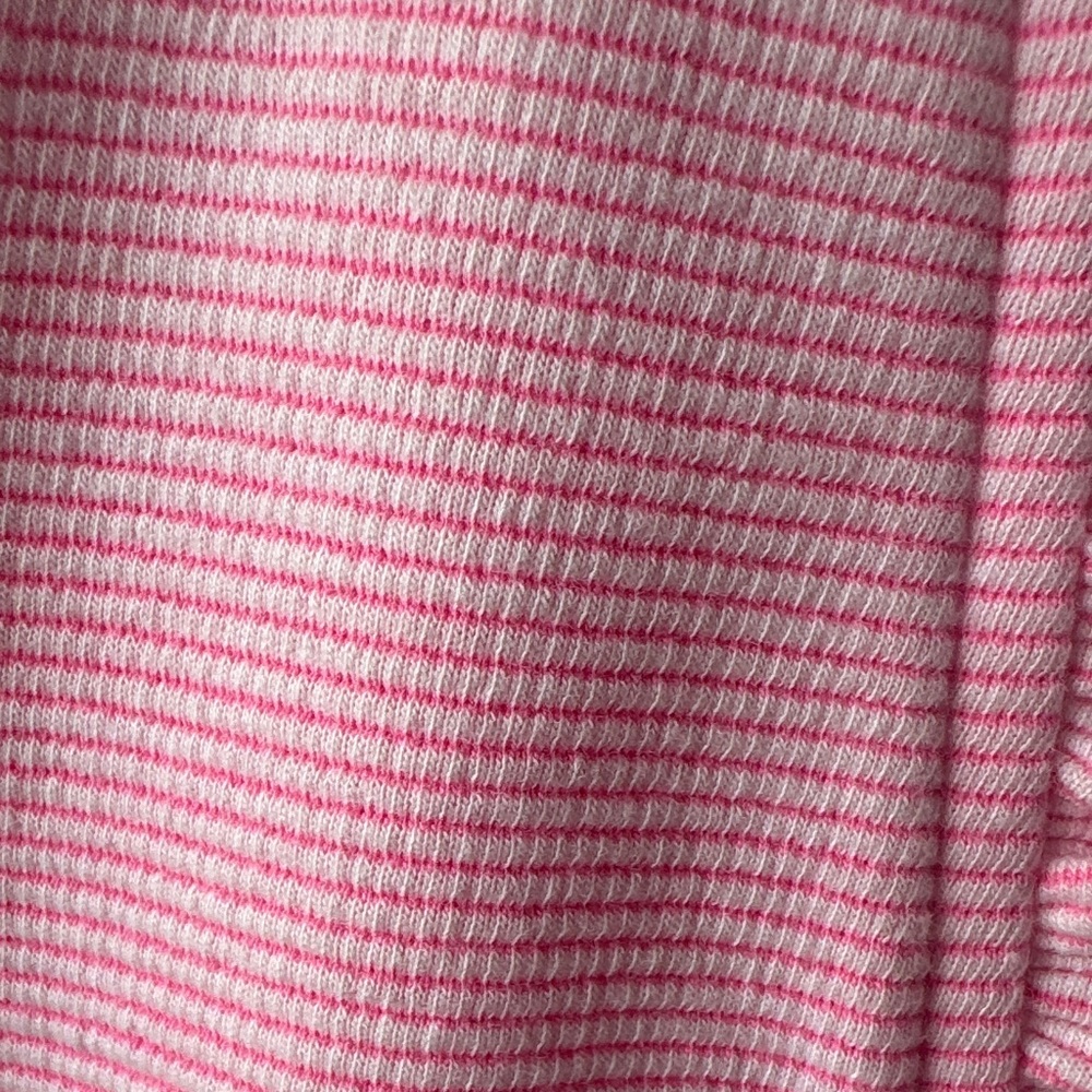Pink Ruffle V-Neck Dress - Picture 4 of 6